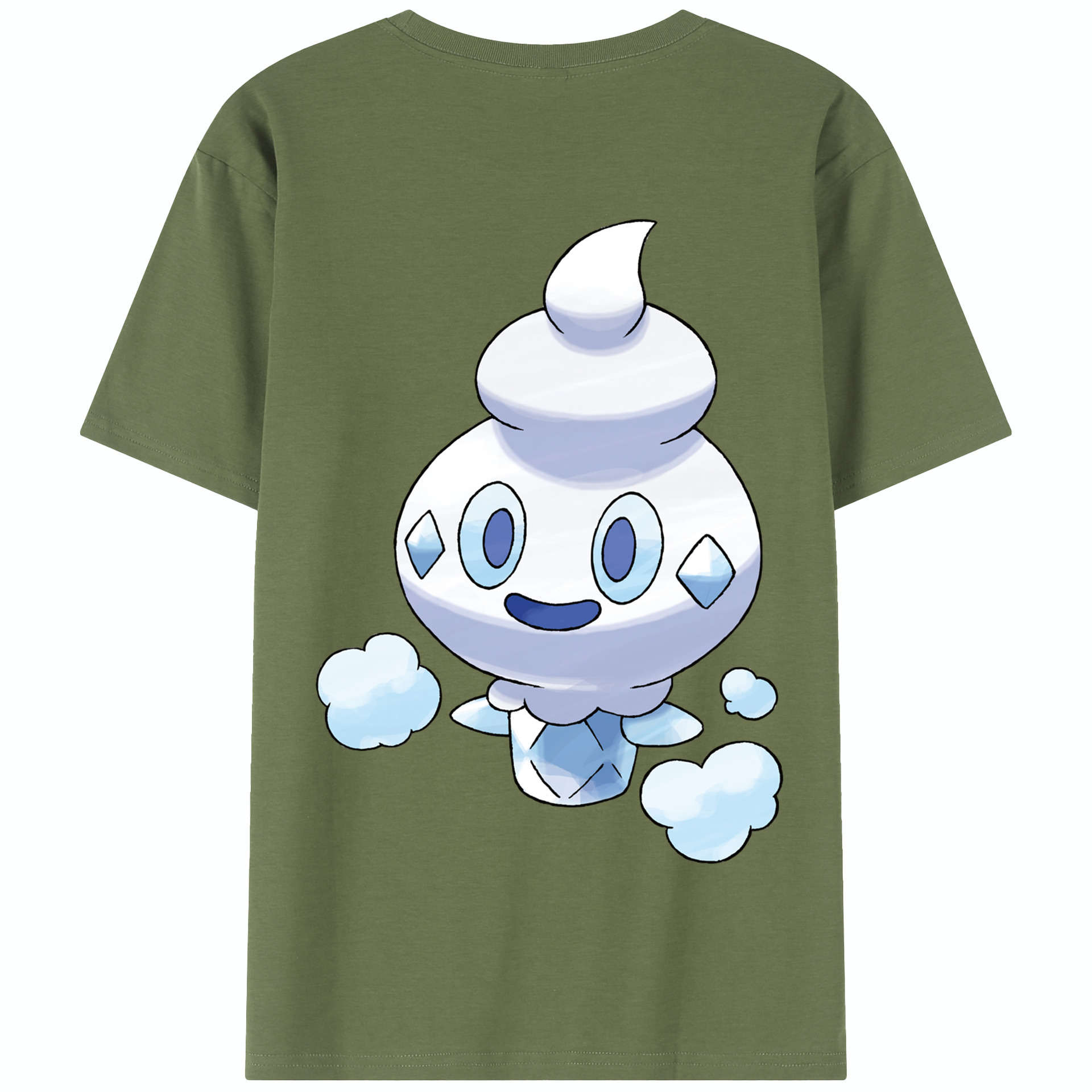 （画像用） ポケットモンスター Pokémon 綿100％半袖Tシャツ（背面プリント）